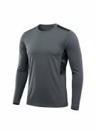 Reebok Γκρι Μακρυμάνικο Αθλητικό Compression Μπλουζάκι Ανδρικό M