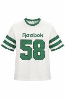 REEBOK T SHIRT GRAPHIC RETRO BIANCO VERDE UOMO PRE OWNED