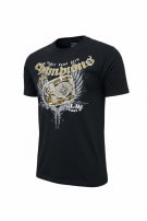 REEBOK GRAPHIC TEE SPORTSWEAR BLACK MEN PRE OWNED L