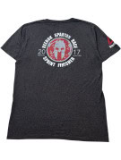 REEBOK T SHIRT GRAPHIC SPORTY CHARCOAL UOMO PRE OWNED L