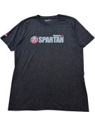 REEBOK T SHIRT GRAPHIC SPORTY CHARCOAL UOMO PRE OWNED L