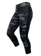 Reebok Κολάν 3/4 Performance Athletic Λογότυπο Μαύρο Γυναικείο M