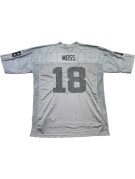 REEBOK NFL FOOTBALL JERSEY SPORTSWEAR SILVER GREY MEN PRE OWNED XL