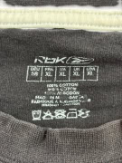 REEBOK T-Shirt 00s Embroidered Logo Charcoal UNISEX XL