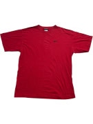 REEBOK T-SHIRT 00s CON LOGO RICAMATO ROSSO UNISEX L