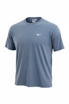 REEBOK T-shirt 90s Embroidered Logo Μπλε Unisex 2XL