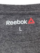 REEBOK T SHIRT GRAPHIC ATHLETIC CHARCOAL ΑΝΤΡΙΚΟ PRE OWNED L