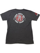 REEBOK T SHIRT GRAPHIC ATHLETIC CHARCOAL ΑΝΤΡΙΚΟ PRE OWNED L
