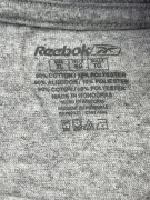 Reebok T-Shirt Logo Γκρι UNISEX XL