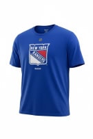 Reebok T-Shirt New York Rangers Big Logo Μπλε Unisex XL