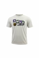 REEBOK Vintage T-shirt "The Legend" Graphic Print White Unisex Large