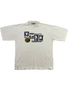 REEBOK Vintage T-shirt "The Legend" Graphic Print White Unisex Large