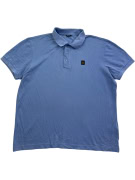RefrigiWear Polo Maglia Casual con Logo Azzurro da Uomo L