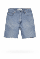 RELAXED FIT ΒΕΡΜΟΥΔΑ DENIM ΜΠΛΕ ΑΝΤΡΙΚΟ PRE OWNED L