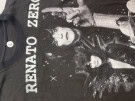 1995 RENATO ZERO GRAPHIC TEE VINTAGE ΜΑΥΡΟ UNISEX PRE OWNED L