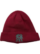 Replay Berretto lavorato a maglia casual con logo bordeaux unisex taglia unica