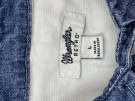 WRANGLER RETRO DENIM SHIRT RETRO WHITE BLUE MENS PRE OWNED L