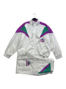 Reusch Φόρμα Σετ Tracksuit Vintage Λογότυπο Λευκό Γυναικείο L