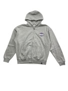 REVIEW Φούτερ Ζακέτα Hoodie Vintage Logo Γκρι Ανδρικό M