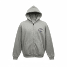 REVIEW Φούτερ Ζακέτα Hoodie Vintage Logo Γκρι Ανδρικό M