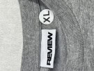 REVIEW LONG SLEEVE TEE GRAPHIC GREY MEN PRE OWNED XL