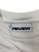REVIEW T-SHIRT CASUAL CON STAMPA SUL RETRO BIANCO DA UOMO L