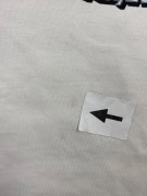 REVIEW T-SHIRT CASUAL CON STAMPA SUL RETRO BIANCO DA UOMO L