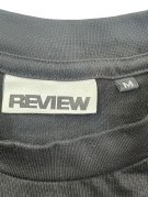 REVIEW T SHIRT MINIMAL ΜΑΥΡΟ UNISEX PRE OWNED M