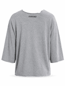 REVIEW 1992 GRAPHIC TEE CROP GRAY UNISEX PRE OWNED L