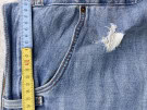 LEVIS DENIM MINI SKIRT WASHED BLUE WOMEN PRE OWNED XL