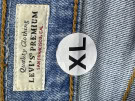 LEVIS DENIM MINI SKIRT WASHED BLUE WOMEN PRE OWNED XL