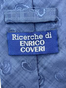 RICERCHE DI ENRICO COVERI CRAVATTA CLASSICA NAVY UOMO PRE OWNED