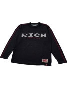 RICHMOND DENIM MAGLIONE IN MAGLIA SPELL OUT NERO UOMO PRE OWNED L