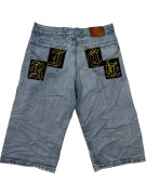Richmond Denim Shorts Vintage with Logo Blue Men's M/L
