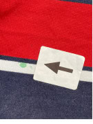 RIDER SPORTSWEAR ΜΠΛΟΥΖΑ RUGBY RETRO NAVY ΑΝΤΡΙΚΟ PRE OWNED S