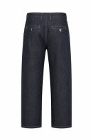 80S RIFLE JEANS PANTALONI WASHED NERO DONNA PRE OWNED M