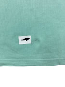 RIFLE Vintage Polo Shirt Embroidered Logo Turquoise Men’s L