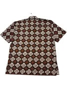 RIZKY RETRO SHIRT BROWN MENS PRE OWNED L