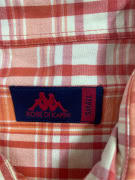 ROBE DI KAPPA CAMICIA VINTAGE CON LOGO ARANCIONE DA UOMO SMALL