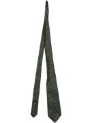 ROCCO BAROCCO TIE PAISLEY GREEN MENS PRE OWNED
