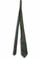 ROCCO BAROCCO TIE PAISLEY GREEN MENS PRE OWNED