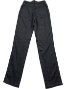 ROCCO BAROCCO JEANS PANTS VINTAGE WAIST LOGO GREY WOMEN XS