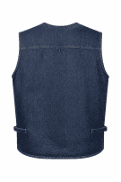 Y2K BIDANLI ΓΙΛΕΚΟ DENIM ΣΤΡΑΤΙΩΤΙΚΟ ΜΠΛΕ ΑΝΤΡΙΚΟ PRE OWNED L