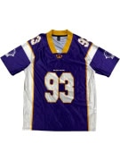 ROMWE Maglia sportiva jersey con logo 93 viola da uomo S