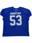 RUSSELL ATHLETIC MAGLIA FOOTBALL ATHLETIC BLU UOMO PRE OWNED XL