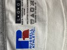RUSSELL ATHLETIC GRAPHIC TEE STREETWEAR WHITE MENS PRE OWNED XL