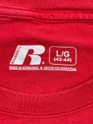 Russell Athletic T-Shirt Big Logo Κόκκινο UNISEX L