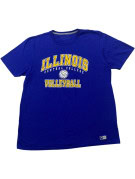 RUSSELL ATHLETIC GRAPHIC TEE COLLEGIATE BLUE MENS PRE OWNED