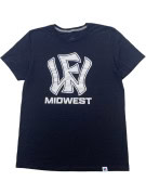 RUSSELL ATHLETIC T SHIRT GRAPHIC SPORTSWEAR NAVY ΑΝΤΡΙΚΟ PRE OWNED M
