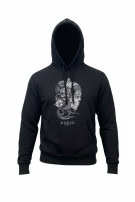 RUSSELL HOODIE GRAPHIC ΜΑΥΡΟ UNISEX PRE OWNED XS